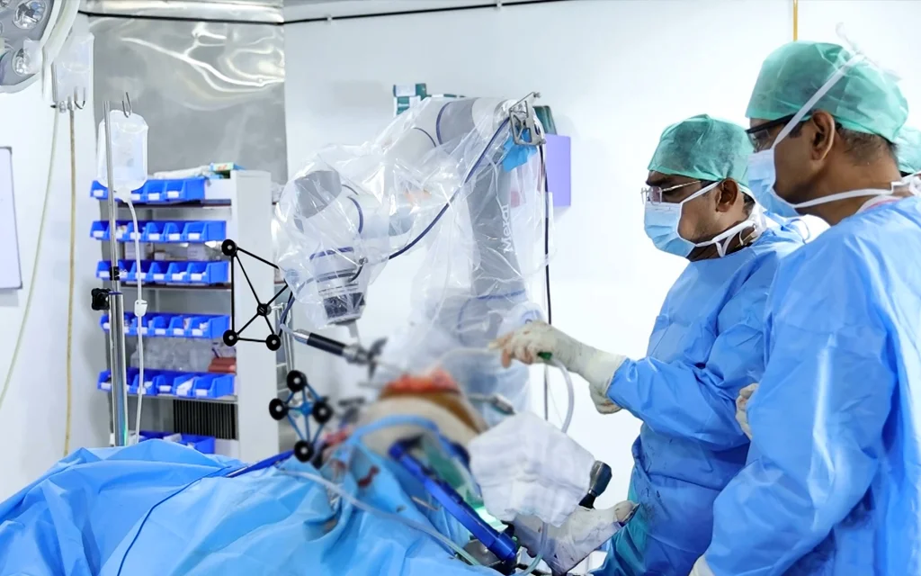 robotic surgery steps